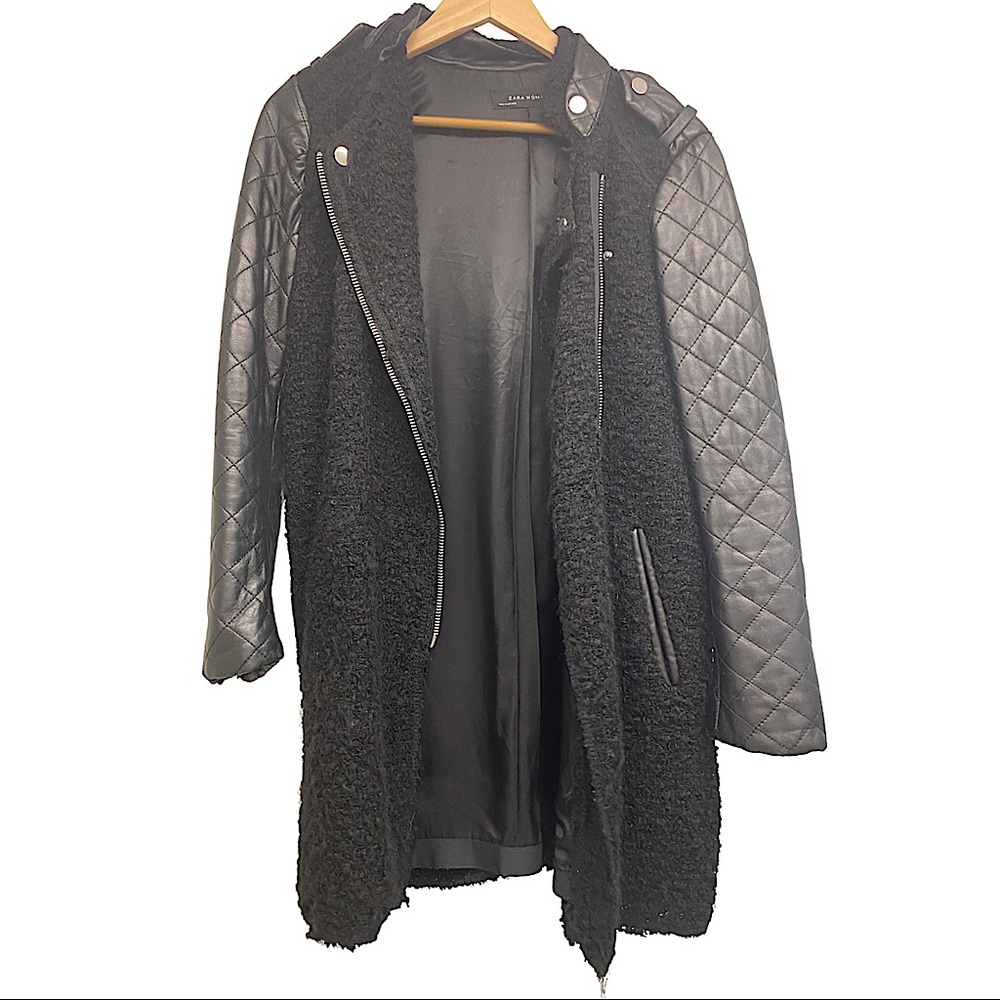 Zara black long jacket